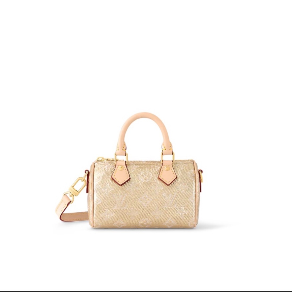 (SOLD) Louis Vuitton Nano Speedy Monoglam
